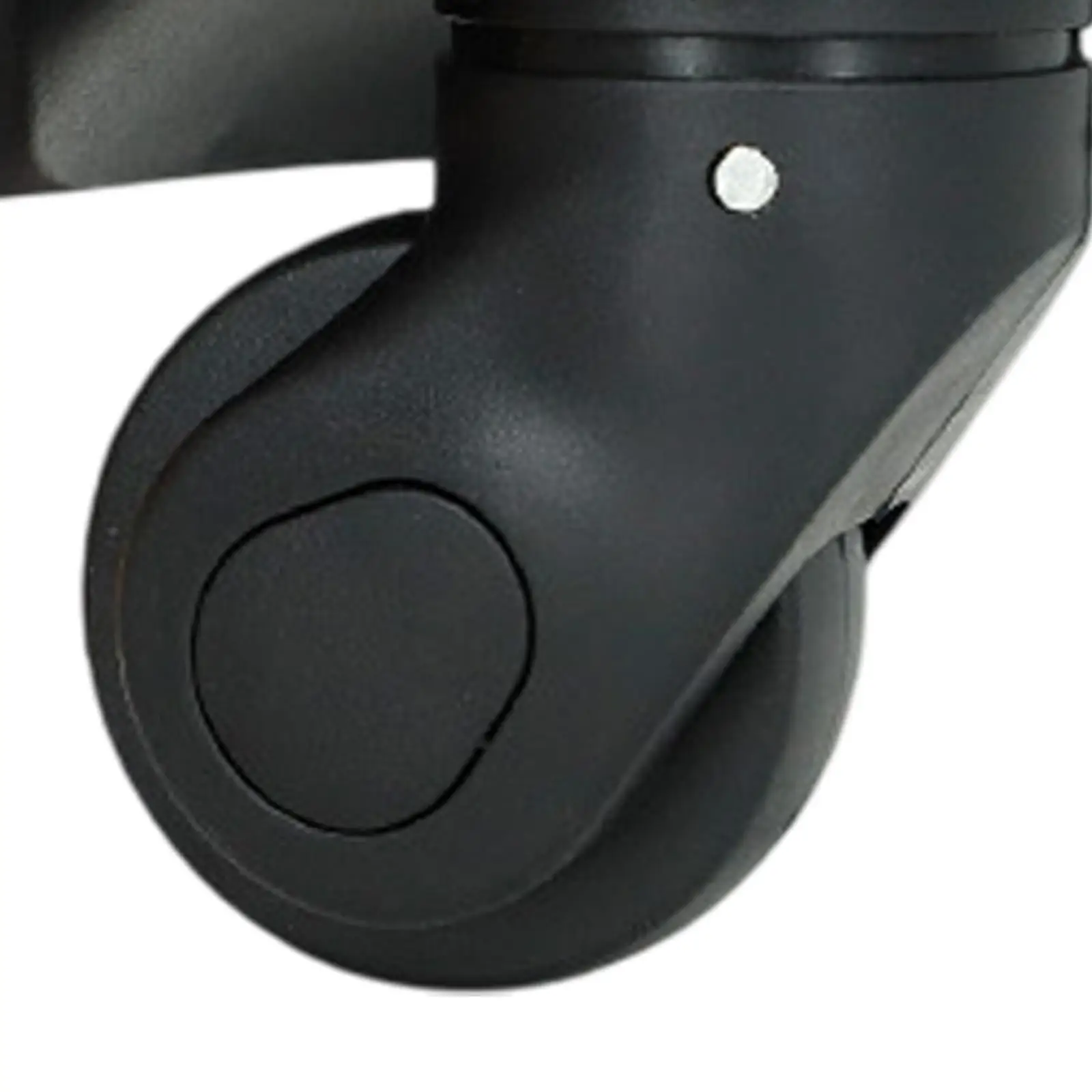 2x Luggage Wheels Mute Wear Resistant Impact Resistant Easy Installation Black Travel Trunk Casters Trolley Wheels Replace Parts