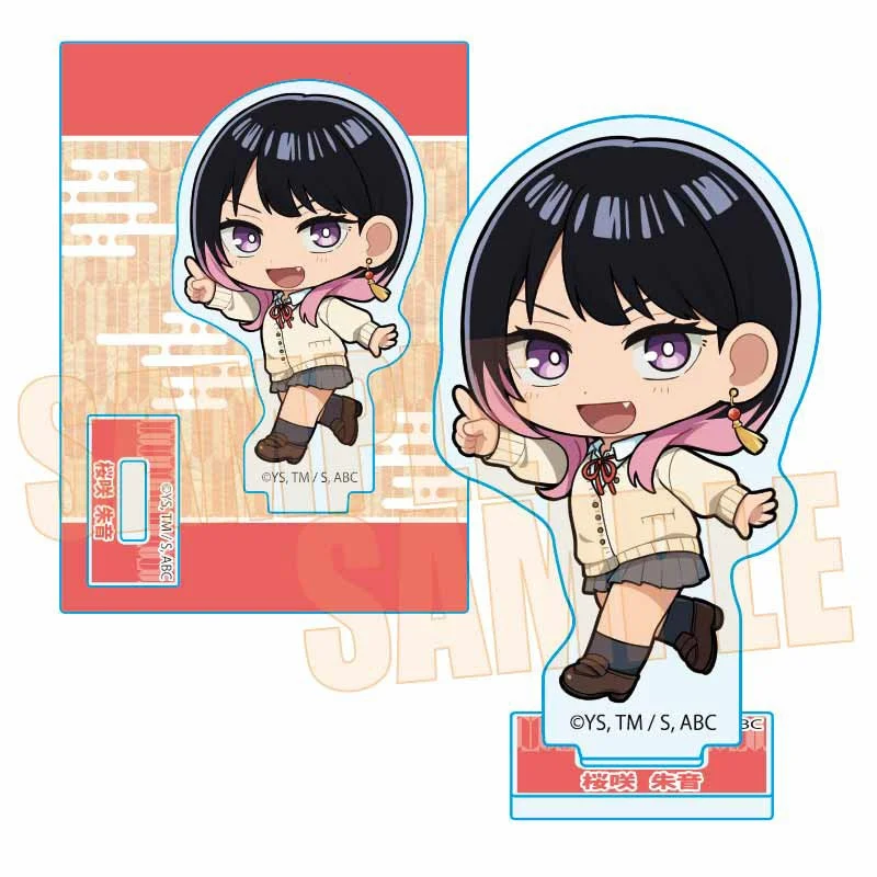 Akane-banashi 10CM An Adorable Acrylic Figure Stand Akane Osaki Akane Arakawa Cosplay Toy Birthday Gift Ornament Keychain