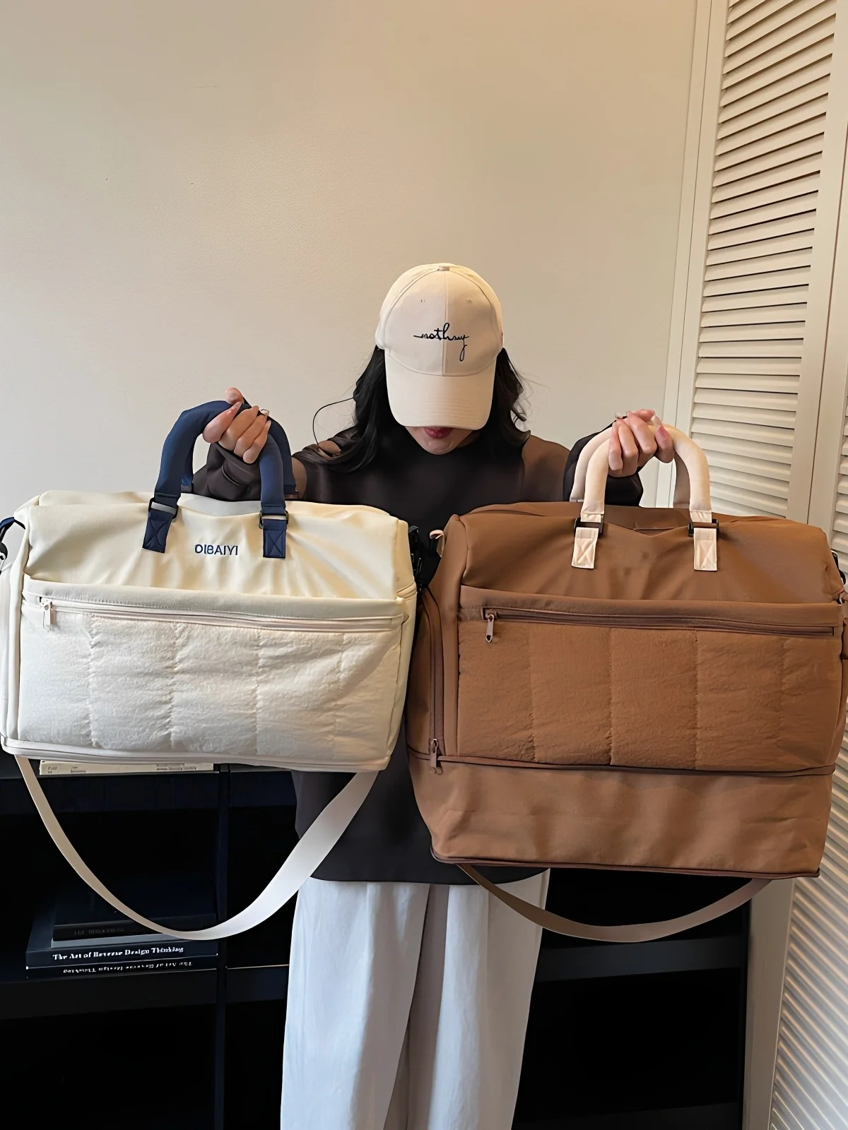 large-capacity-fashion-travel-bag-women's-handbag-lightweight-maternity-storage-bag-sports-fitness-bag-for-short-business-trips