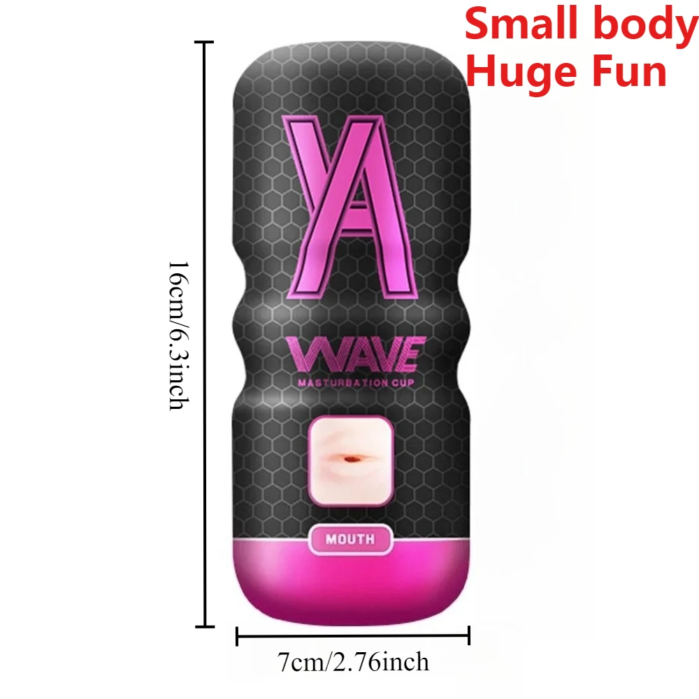 Male Masturbator Penis Pump Glans Sucking Cock Exerciser For Men Erotic Realistic Anal Mouth Vagina Real Pocket Pussy Sex Toys - view 5