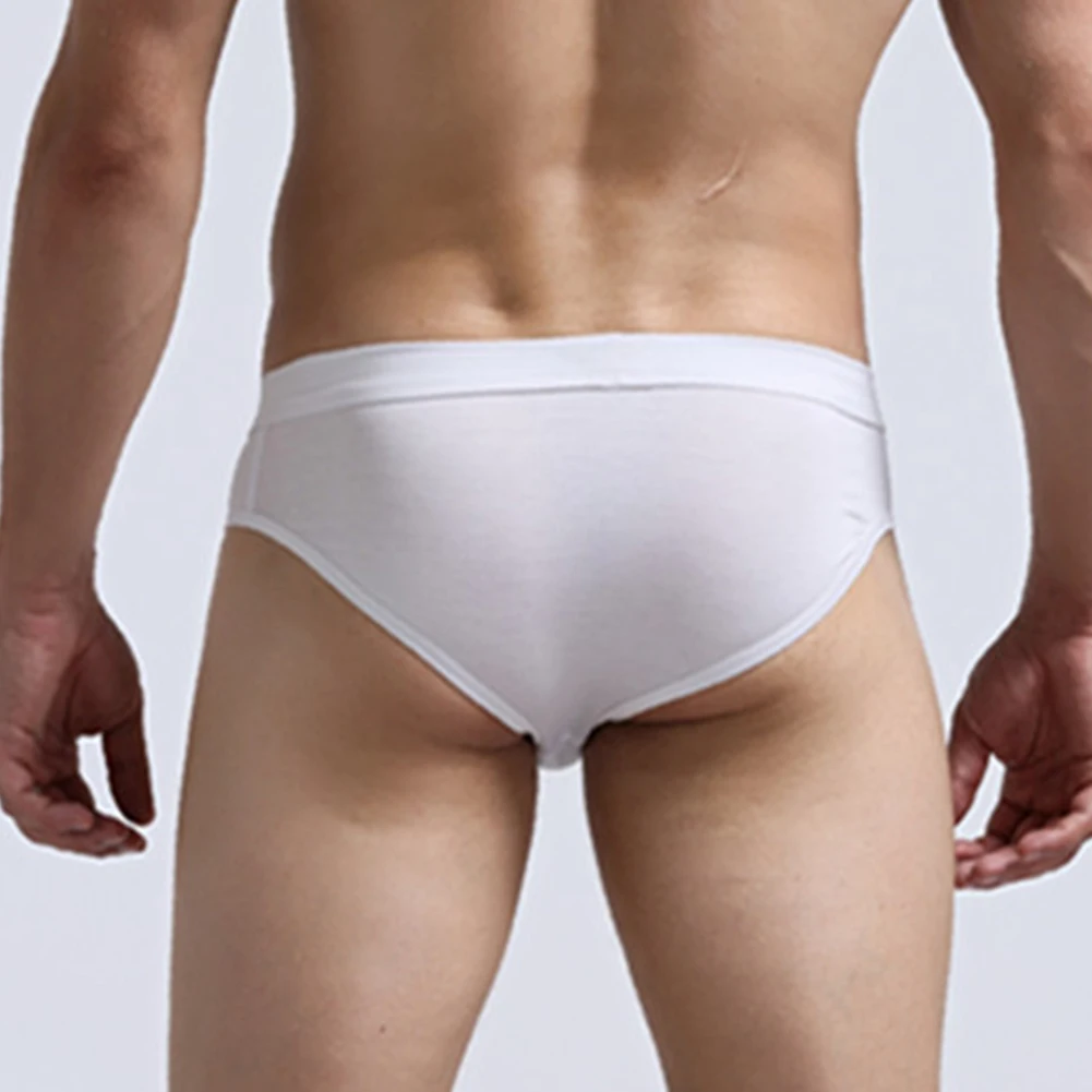 

Sexy Underwear Men Separate Pouch Breathable Low Rise Briefs Jockstrap Soft Panties Elasticity Underpants Male Bikini Slip Homme