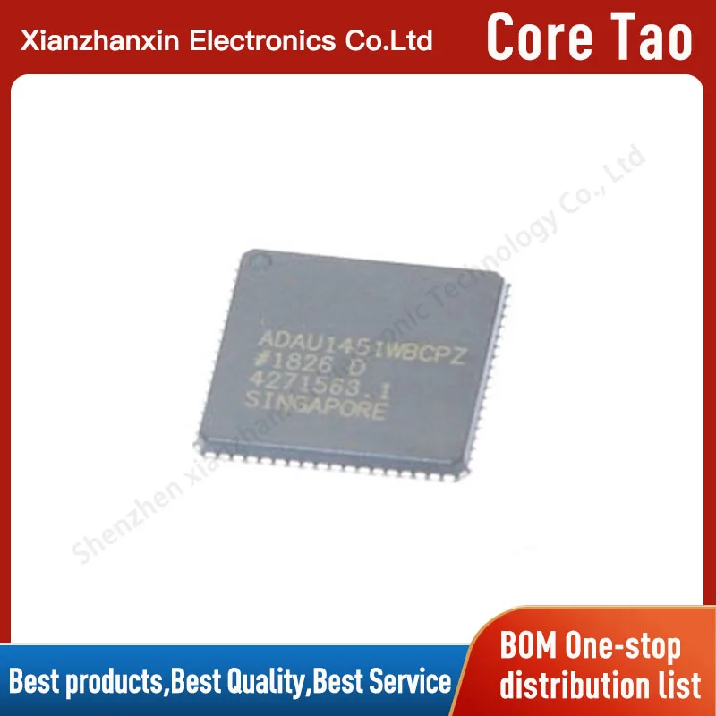 1pcs/lot ADAU1451WBCPZ ADAU1451  LFCSP-72 Digital audio signal processor chip