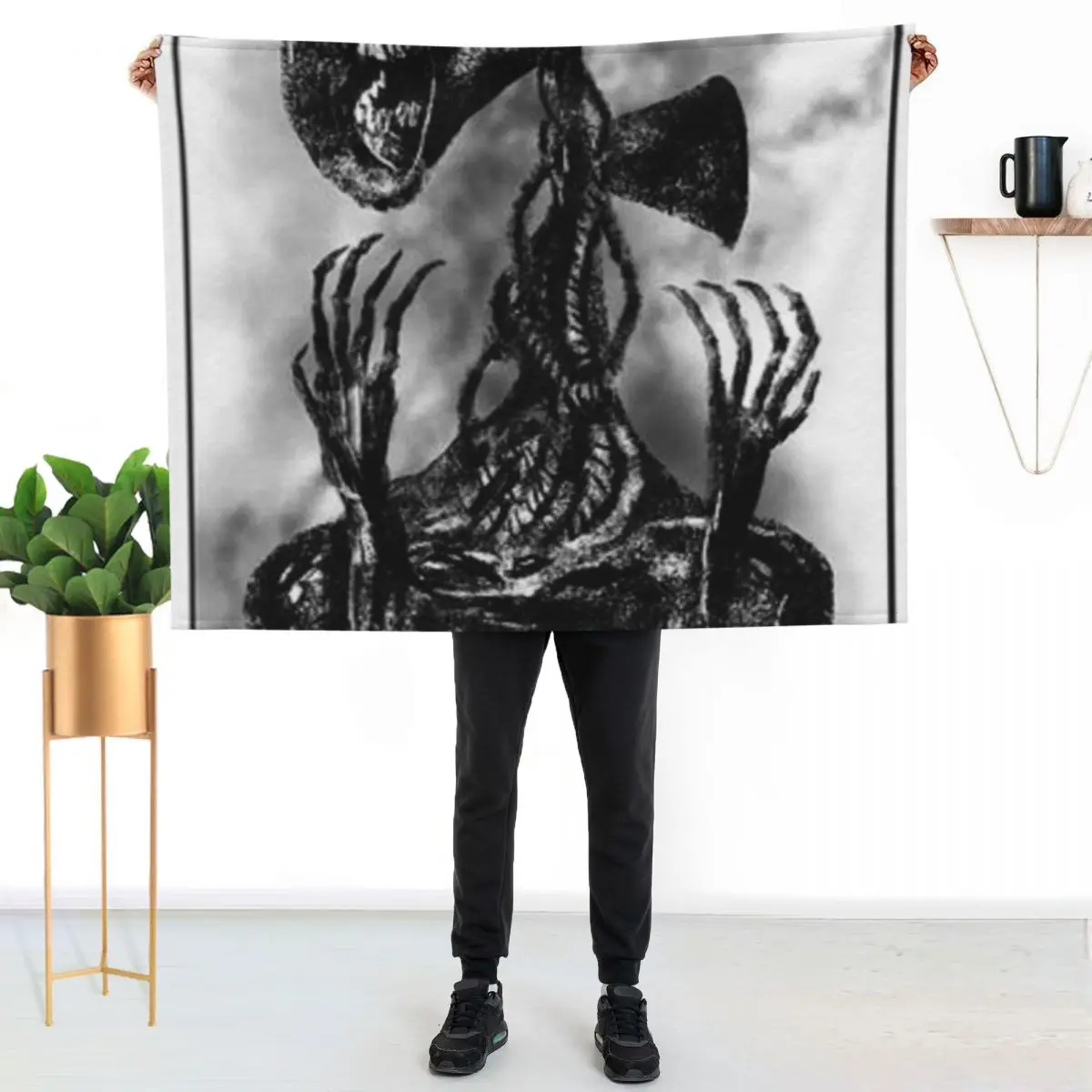 

siren head Throw Blanket Fuzzy Plush Throw Blanket for Sofa Chair