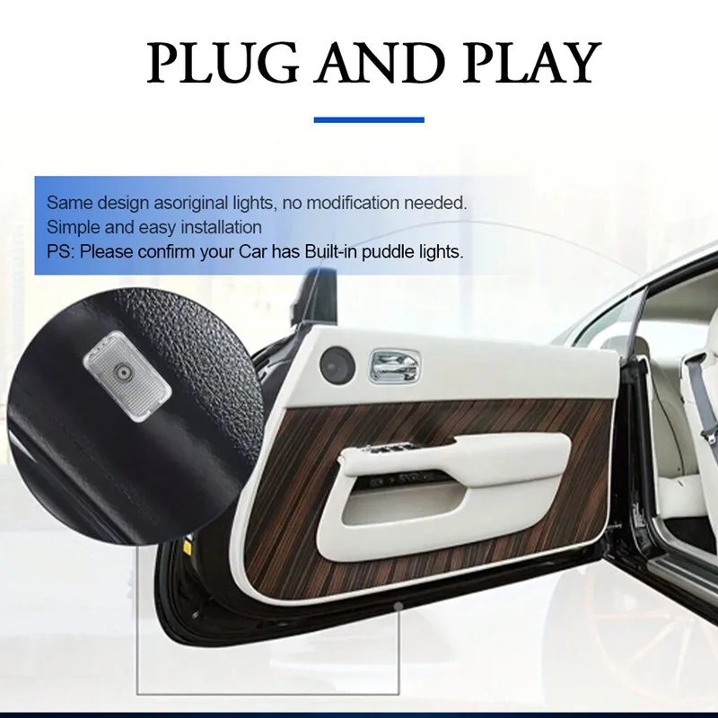 2 Stück Auto-Türprojektor-Geisterschattenlampe Willkommenslicht-Zubehör für Legacy 2010-2021 2020 2019 2018 2017 2016 2015 2014 2013 – Detail 6