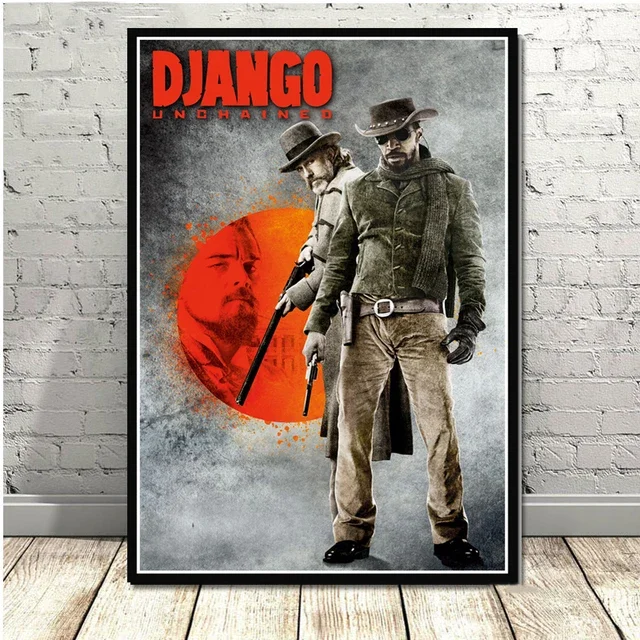 Django Unchained Quentin Tarantino Series Movie, Print Art Canvas Poster,Living Room Decor, Home Wall Picture view 4