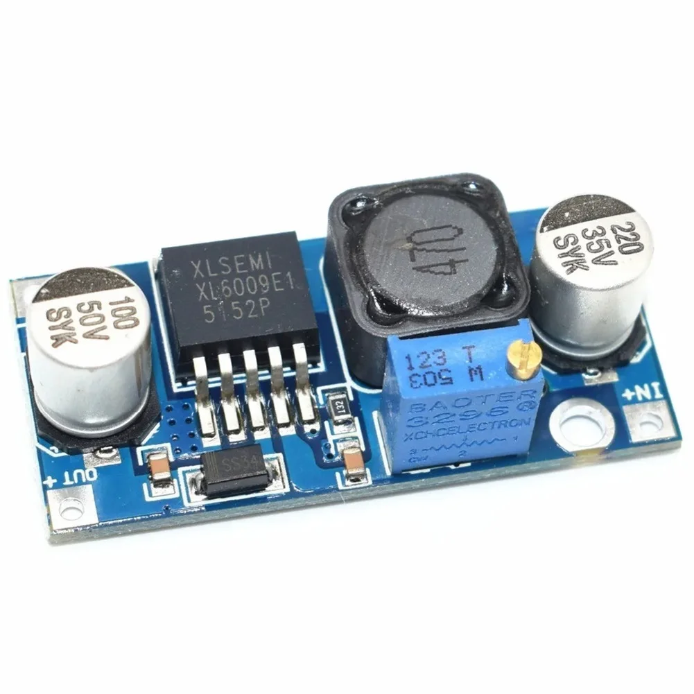 For XL6009 10 Pack DC-DC Boost Converter 4A Output Wide Input 3.0-32V Adjustable Output 5-35V for Arduino Projects