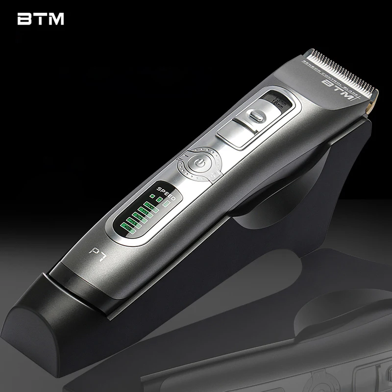 AIKIN BTM Professional Hair Clipper P7 Turbo Hair Cutting Machine For Barber Shop Ceramic Blade Hair Trimmer With Charging Base