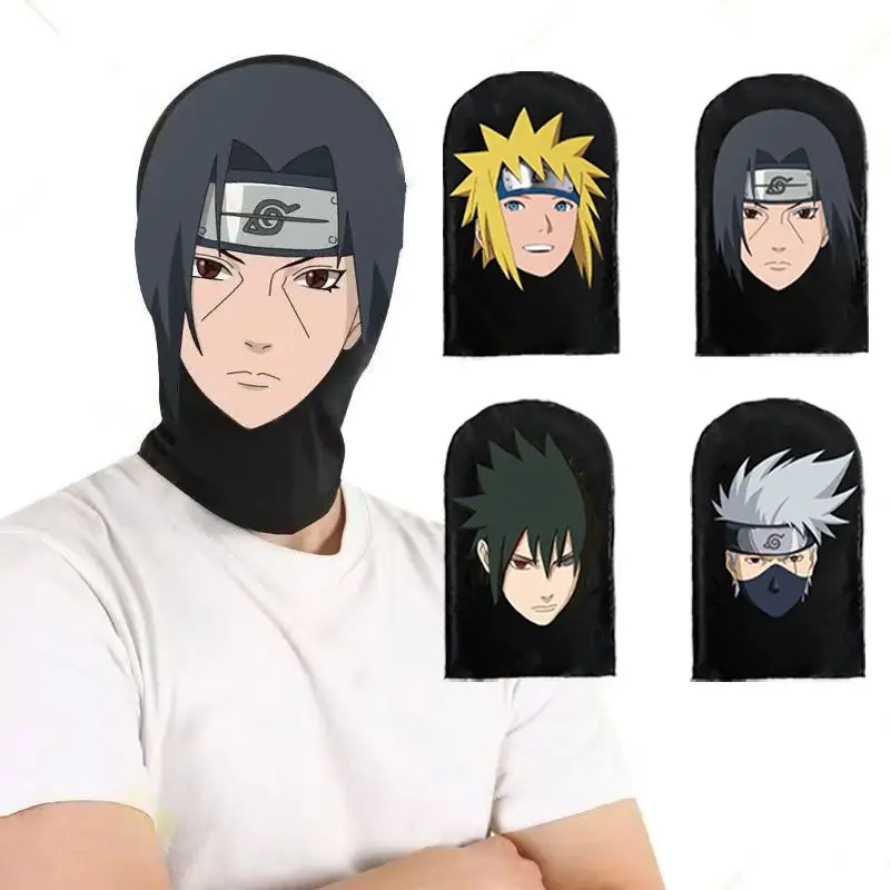 

3D Naruto anime Naruto Sasuke Kakashi Jiraiya Namikaze Minato peripheral simulation headgear creative windproof headgear gift