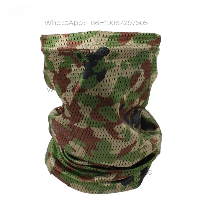 首の保護メンズスカーフ、夏用軽量アウトドアサイクリング日焼け止めマスク