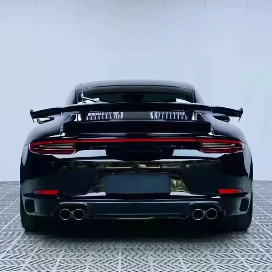 

Для Porsche 911 991: карбоновые задние спойлеры, дефлекторы багажника, направляющие крылья, модифицированный обвес, улучшенный комплект кузова.