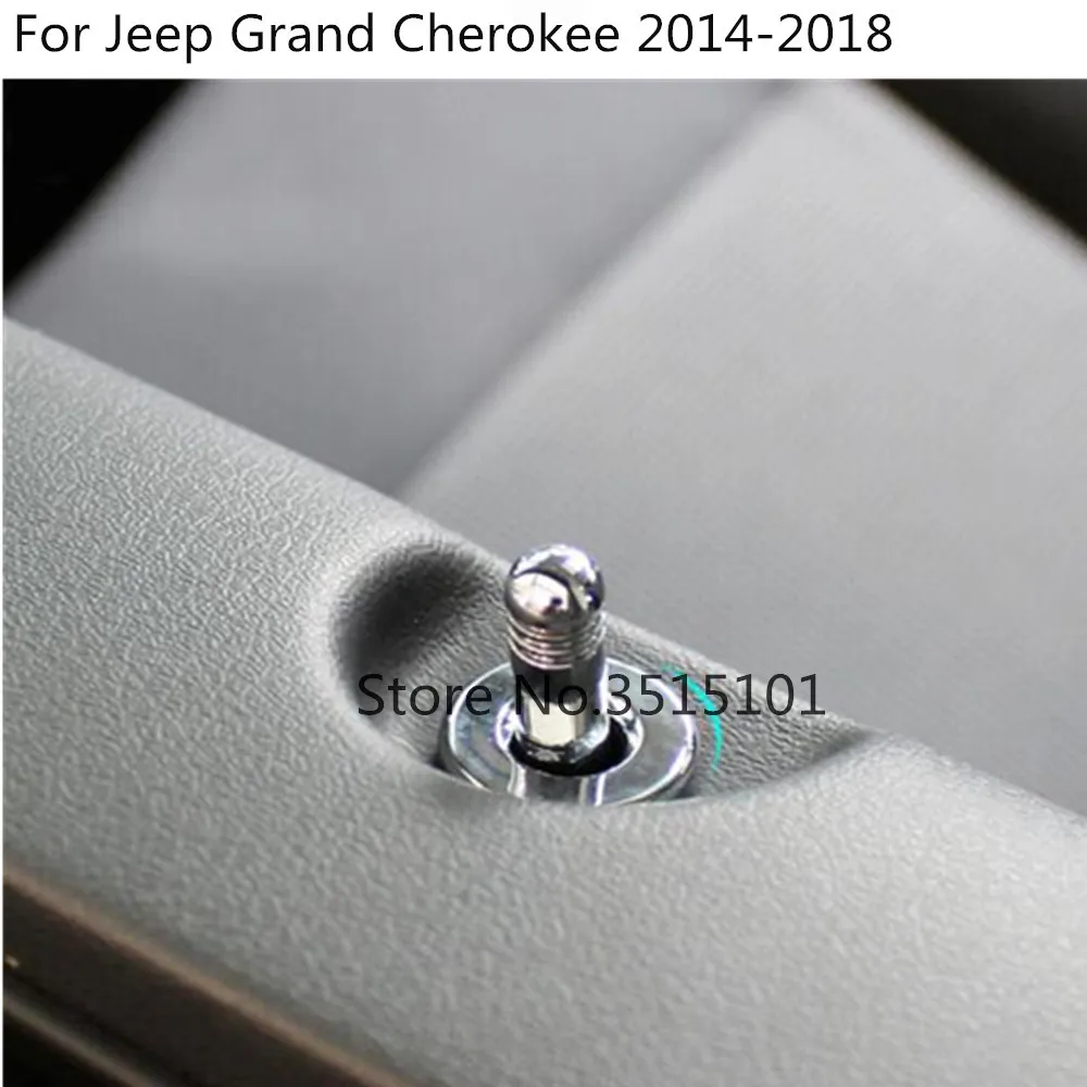 Car Anti Rust Water Proof Door Lock Key Keys Screw Cap Protection Buckle For Jeep Grand Cherokee 2014 2015 2016 2017 2018 2019
