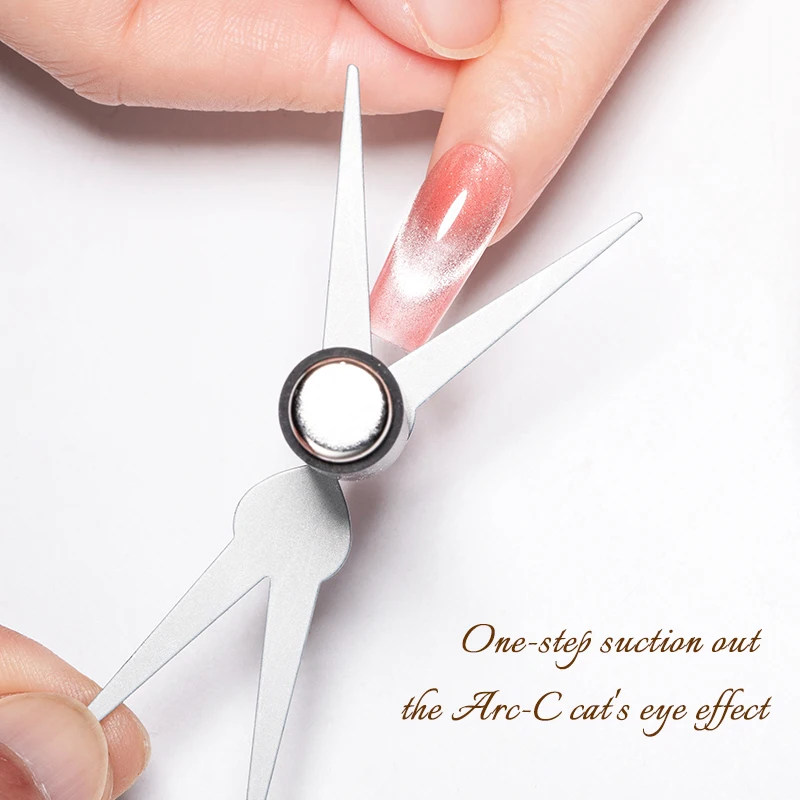 One-Step Suction Out The Arc-C Cat's eye Effect - Professional Nail Art Tools and Accessories For DIY Magnetic Polish Effects