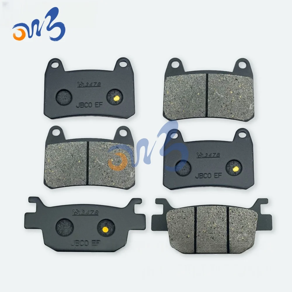 Front and Rear Brake Pads Disc for Qianjiang Motor QJMOTOR SRK 350 SRK350 QJ350-13