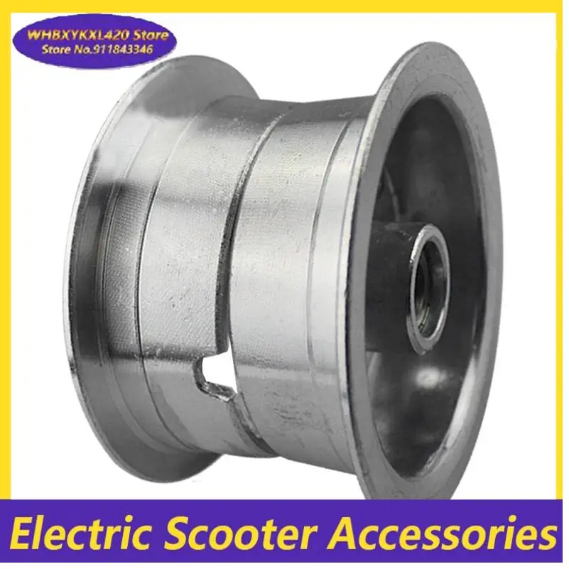 4 بوصة سبائك الألومنيوم محور العجلة الحافات استخدام 3.00-4 3.50-4 4.10-4 4.10/3.50-4 90/90-4 الإطارات للغاز سكوتر كهربائي دراجة نارية صغيرة