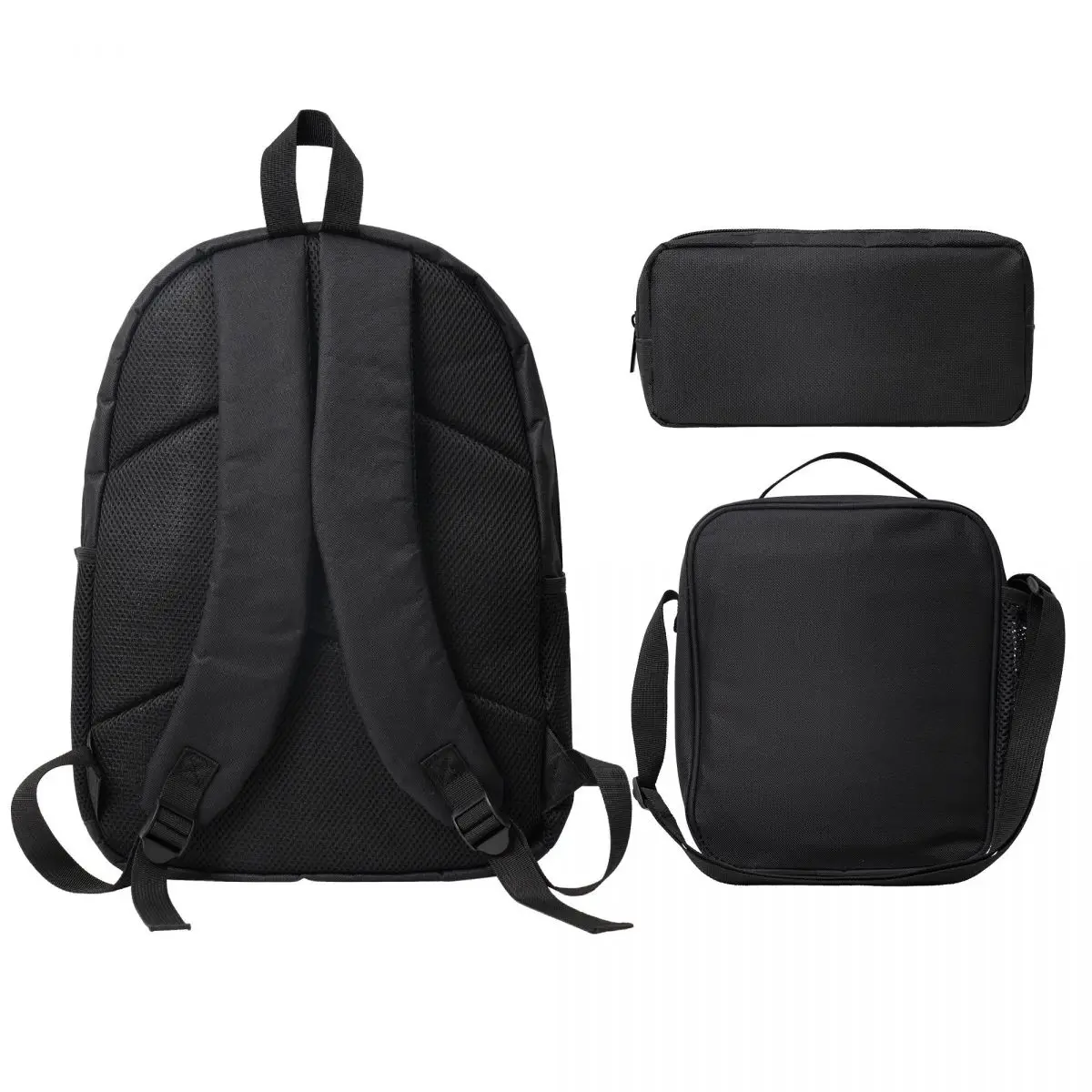 ريترو ديربي الأزرق النمر 3 قطعة/المجموعة على ظهره للطلاب K-Kpop D-Demon H-Hunters Daypack حقيبة الغداء مقلمة