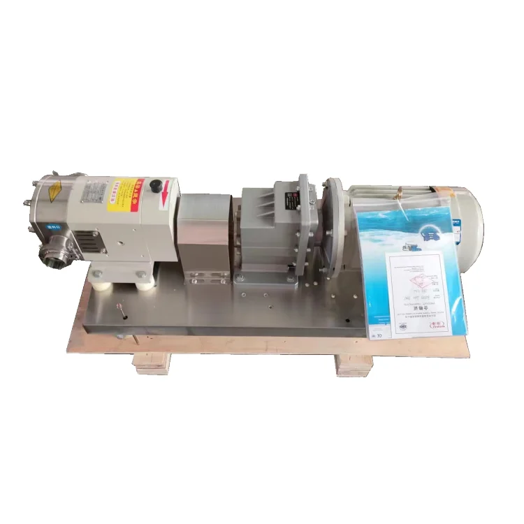 

Насос для меда из нержавеющей стали высокой вязкости, санитарный роторный насос для переноса томатного соуса, поддержка OEM настройки