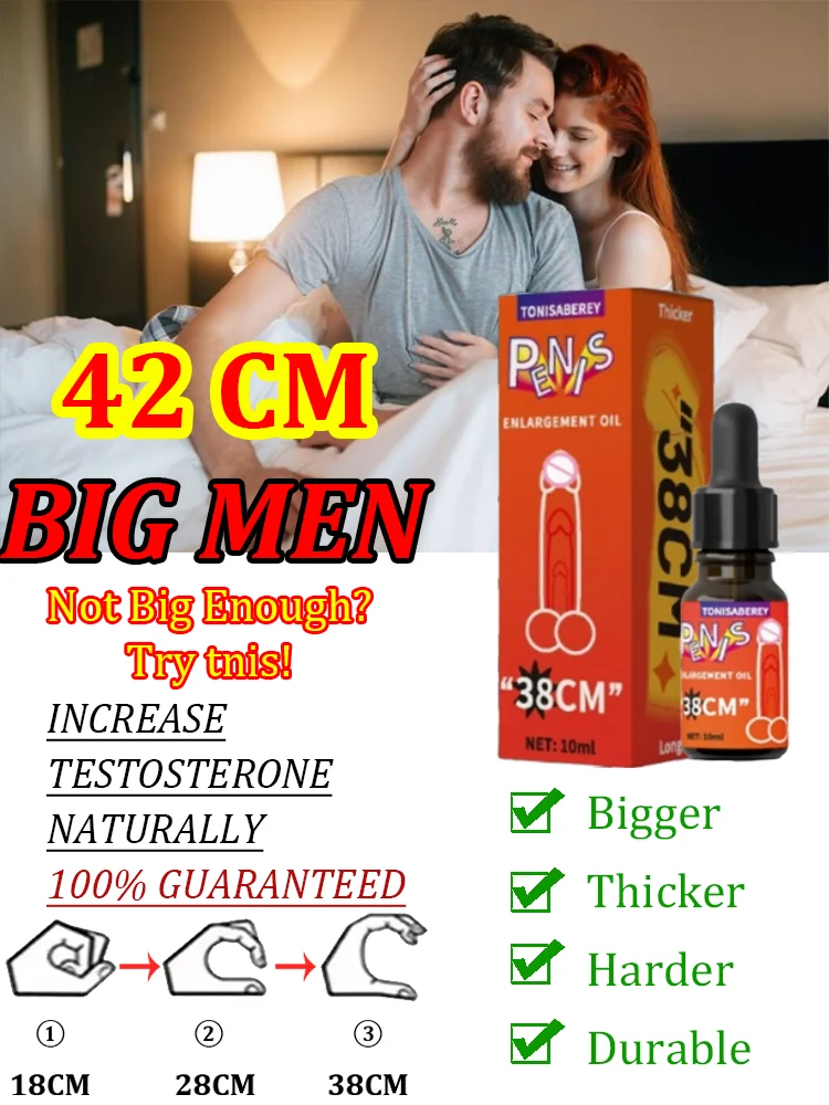 XXXL Olio Essenziale Per Massaggio Naturale Per Gli Uomini Olio Per L'ingrandimento Del Pene cazzo секс игрушки Crescita Ispessimento Del Pene