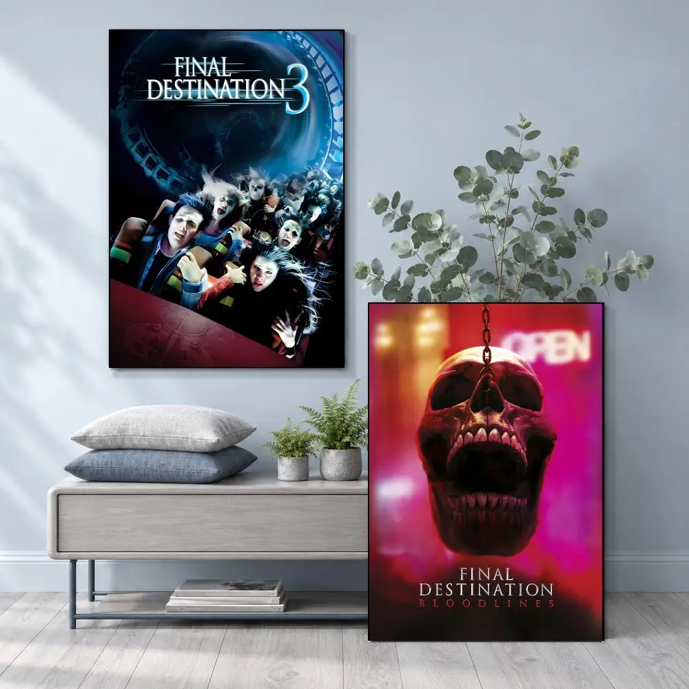 Suspenseful Chilling Movie T-The Final Destination Poster Frameless PP Self Adhesive Aesthetic Room Gift Decor