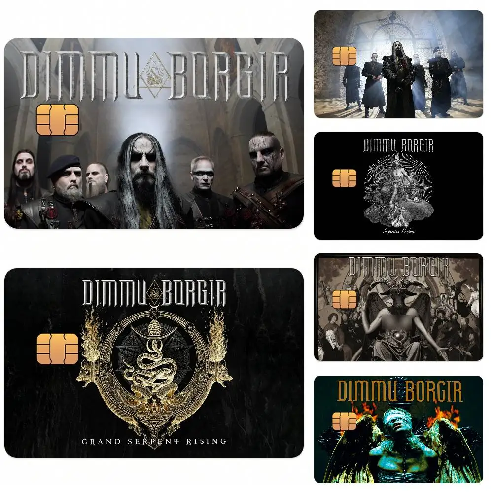 Band D-Dimmu B-Borgir Grand Serpent Rising Card Stickers for Bank Access Protective Waterproof Film Cover Sticker Surprise Gift