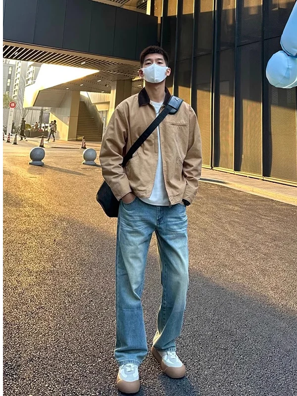 

Мужское джато ort Waed American Sle, весенне-осеннее винтажное охотничье пальто Detroit, спортивный бренд, полиэстер, нейлон Cosite Fiber