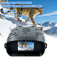 1080P Binocular Infrared Night-Visions Device 5X Binocular Day Night Use Photo Video Taking Digital Zoom for Hunting Boating