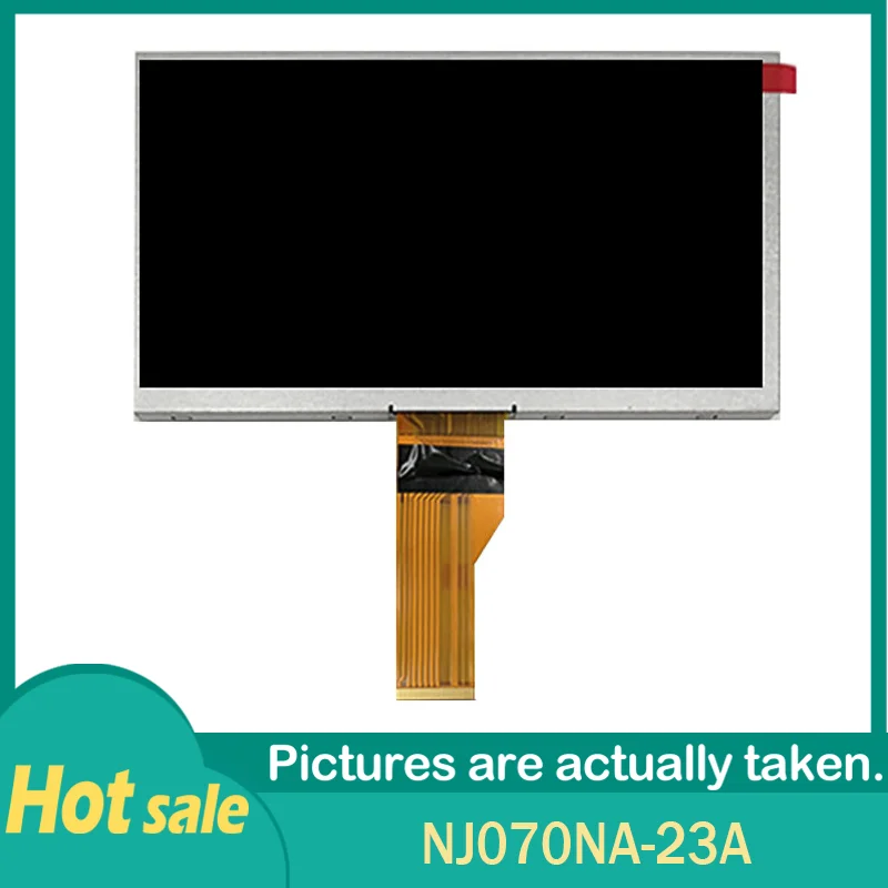 100% oryginalny 7-calowy panel ekranu LCD 1024*600 NJ070NA-23A