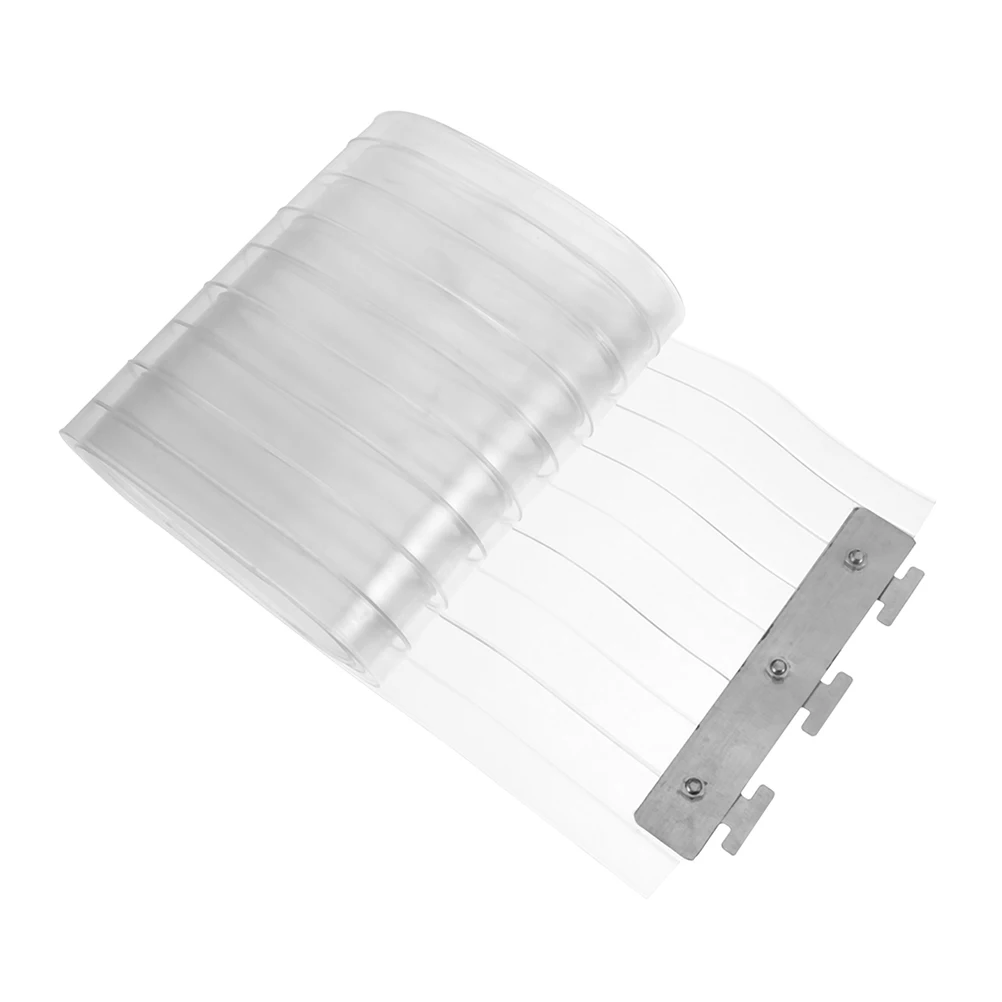 

Plastic Door Curtain Strip Replacement Stainless Steel Insulated Windproof Cold Air Isolating Door Strip Curtain for Warehouse