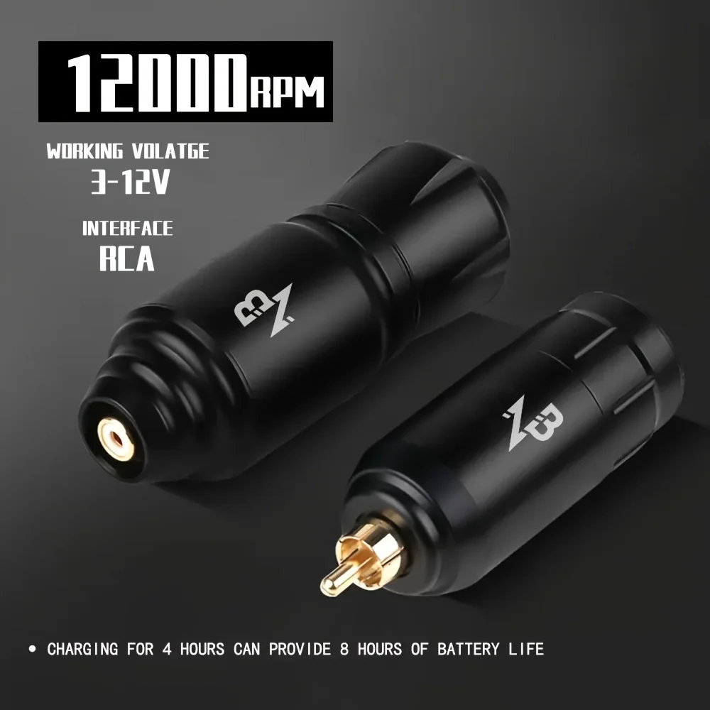 Kit de pistola de tatuagem, kit de máquina de tatuagem sem fio, kit de pistola de tatuagem, com fonte de alimentação de tatuagem e 20 peças de seringa de tatuagem, kit completo de tatuagem, suprimentos de tatuagem para iniciantes