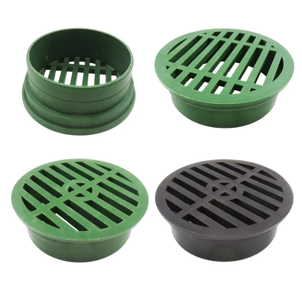 Practical Plastic Lawn Drain Cover Wear Proof Anti Clog Garden Drain Cover Easy Install Filter Drainage Cover Garden Landscaping