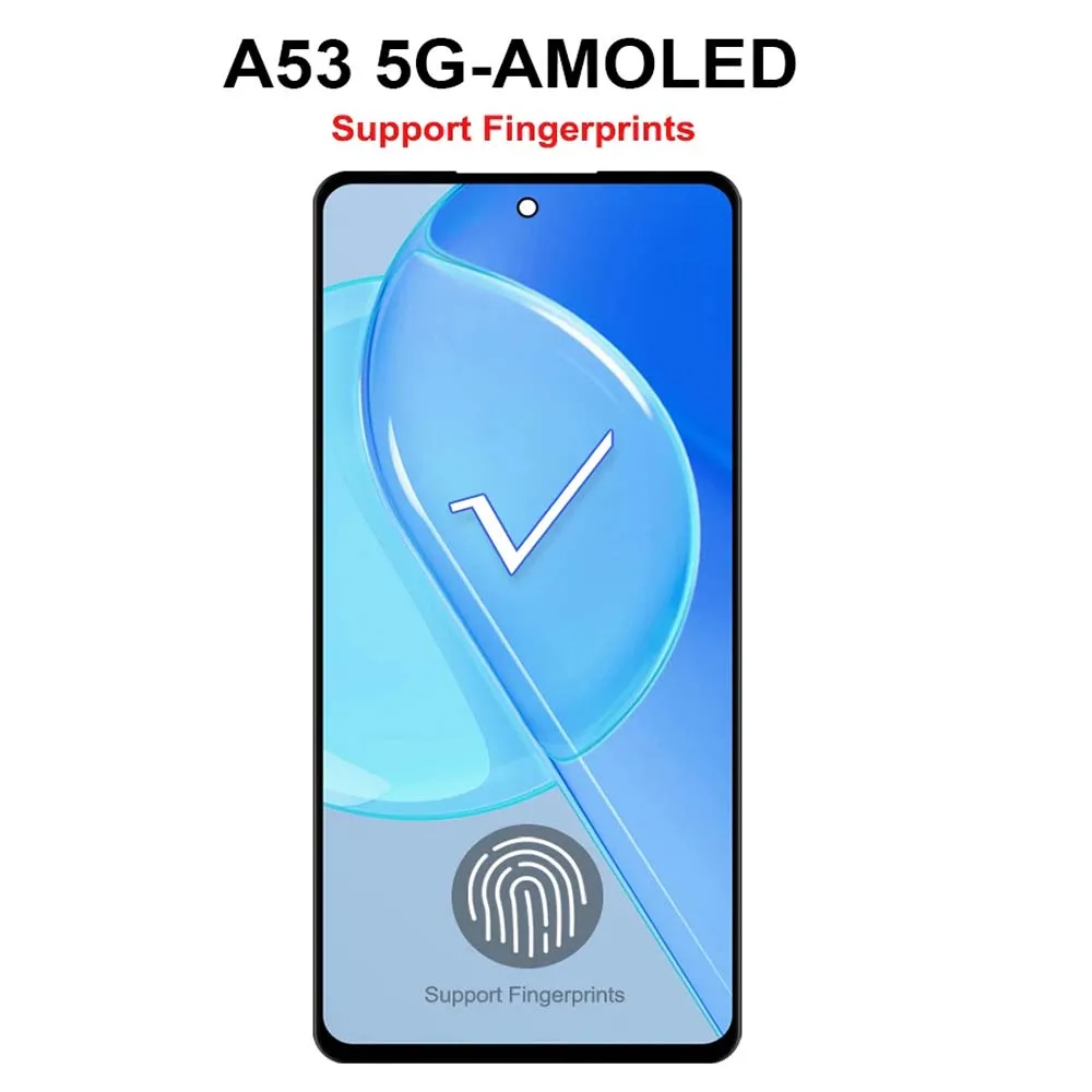 6.5 \'\'AMOLED Qualità per SAMSUNG Galaxy A53 5G Display LCD Touch Screen di Ricambio Per SM-A536B SM-A536B/DS SM-A536U Display