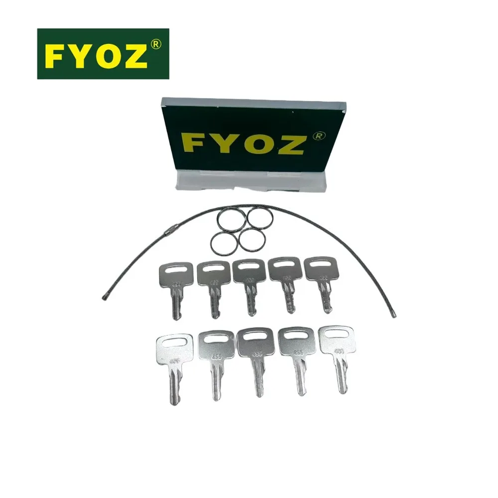 10PCS 455 104466 Ignition Keys For Genie/Skyjack/Terex/Snorkel/Upright/Vermeer Scissor & Boom Lifts Heavy Equipment Key (10)