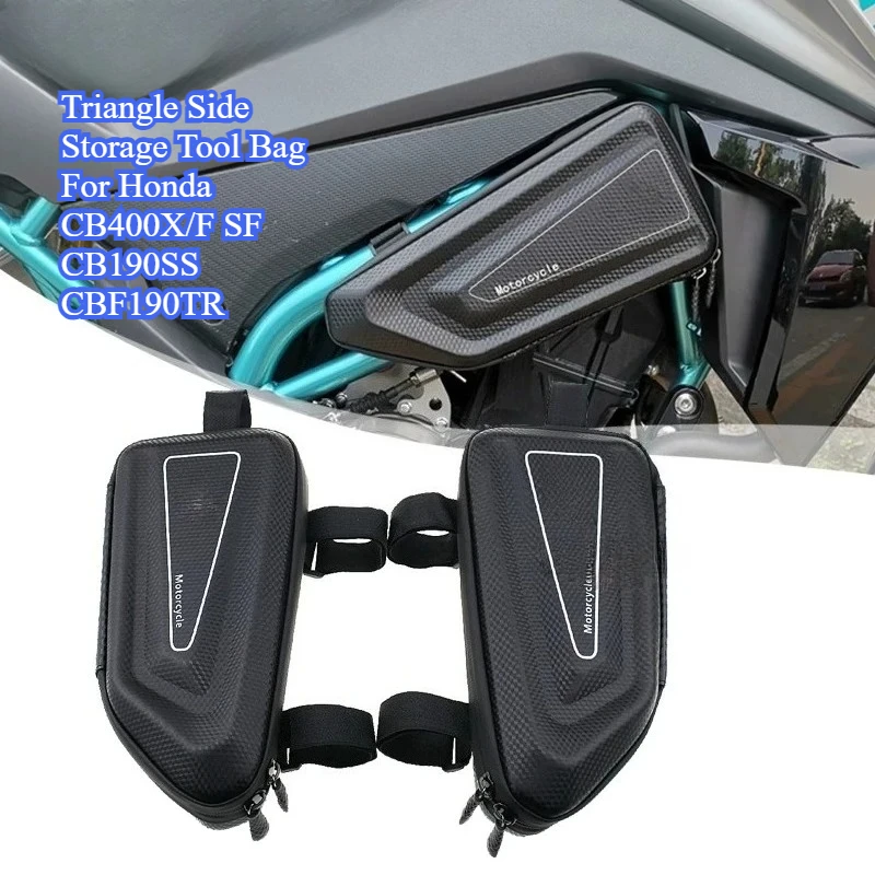 Motorcycle Side Bag Triangle Storage Tool Bag Modified Accessories For Honda CB400X/F SF CB190SS CBF190TR