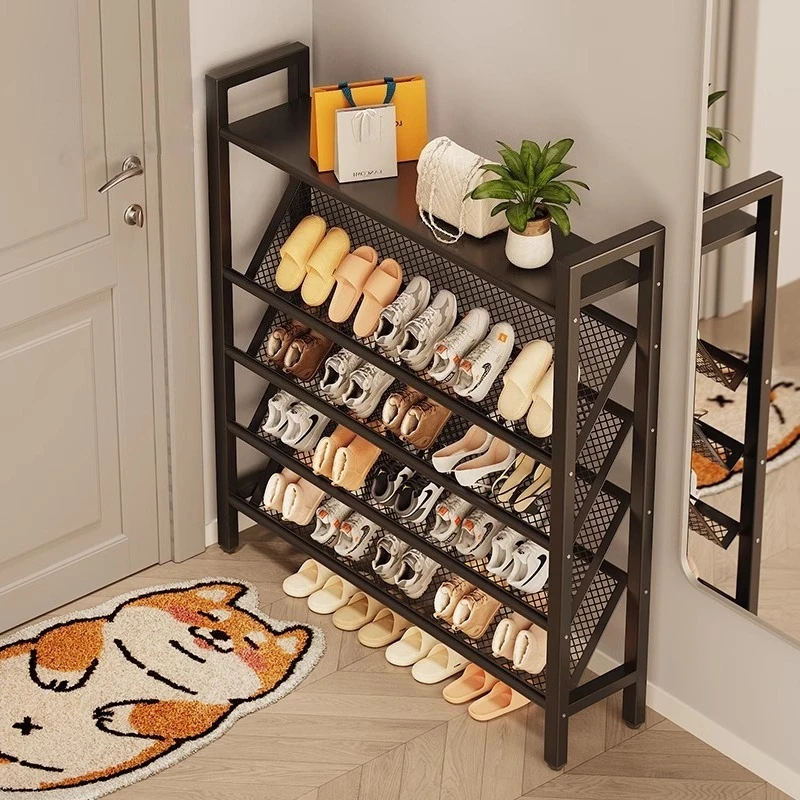 FOR Shoe Rack Home Door Multi-layer Space Saving Home Small Narrow Shoe Storage