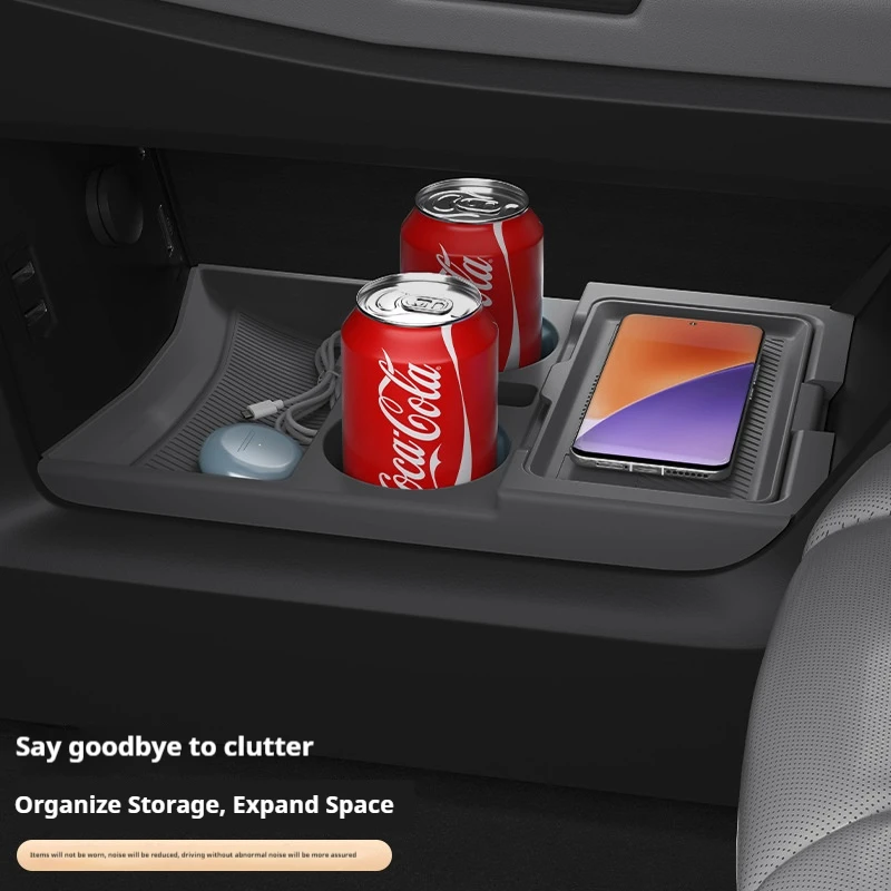 Caja de almacenamiento de silicona para Jetour Shanhai T1, modificación de consola central, almohadilla antideslizante, organizador de accesorios de coche, decoración