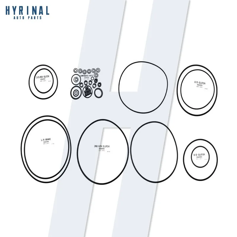 

A6MF1 A6MF2 Ремкомплект для капитального ремонта сцепления автоматической коробки передач Уплотнительное кольцо для Hyundai Sonata Santa Fe Azera Kia Cerato Optima