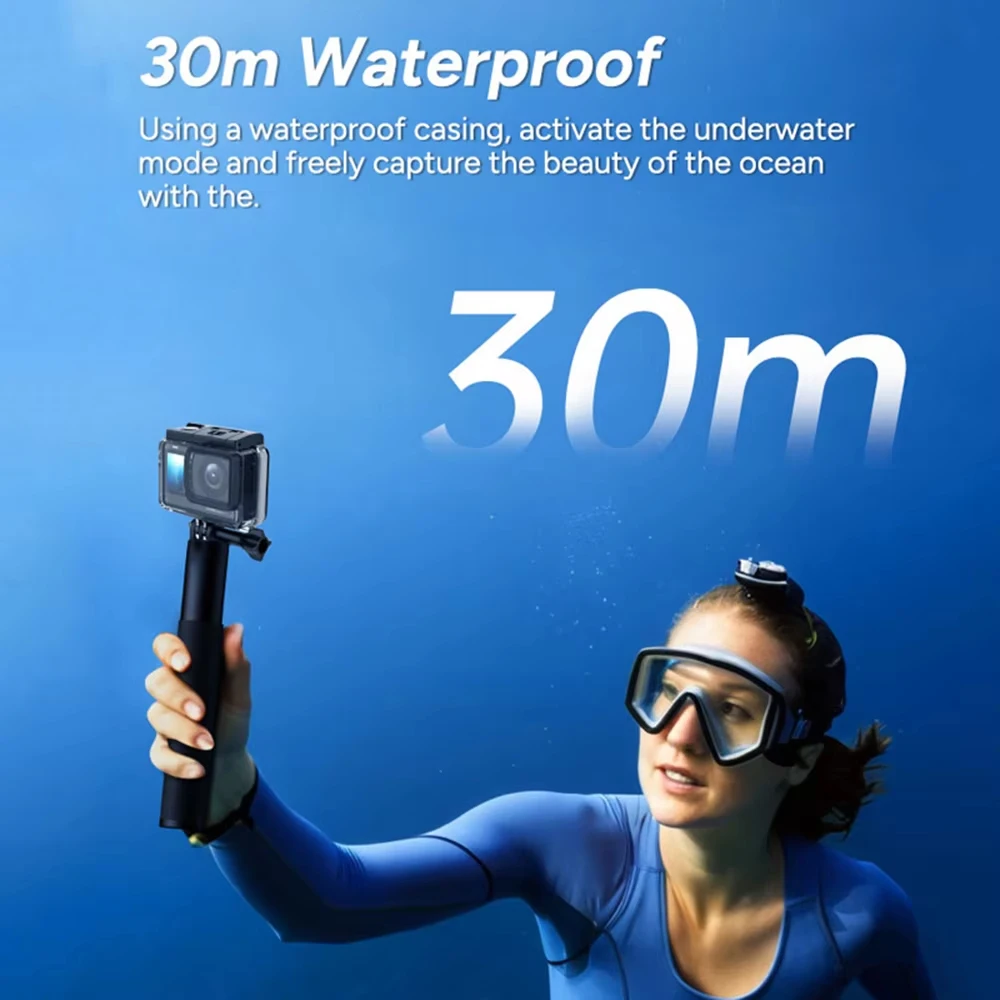 كاميرا SJCAM SJ10 Pro Motion Supersmooth 4K 60FPS شاشة مزدوجة 5G/2.4G واي فاي تدعم التسجيل المسبق كاميرا مدونة فيديو حية مضادة للاهتزاز