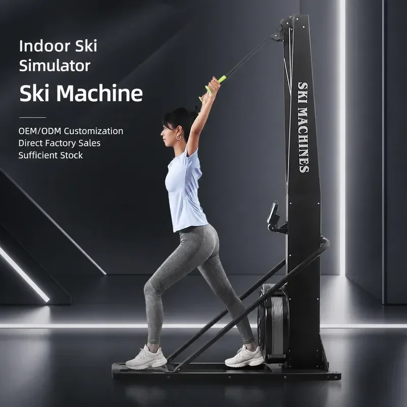 for Wind-resistant Ski Machine Commercial Professional Silent Indoor Home Fitness Equipment Simulation Snowplow Rowing Pull