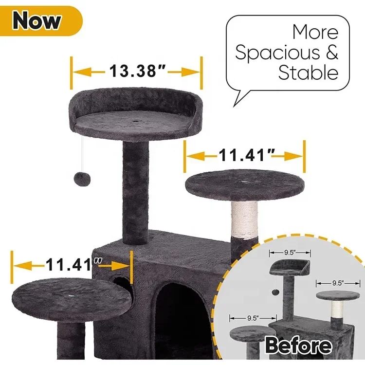 أداة شجرة القطط برج البيت شجرة القطط في الأماكن المغلقة، أنشطة القطط #3