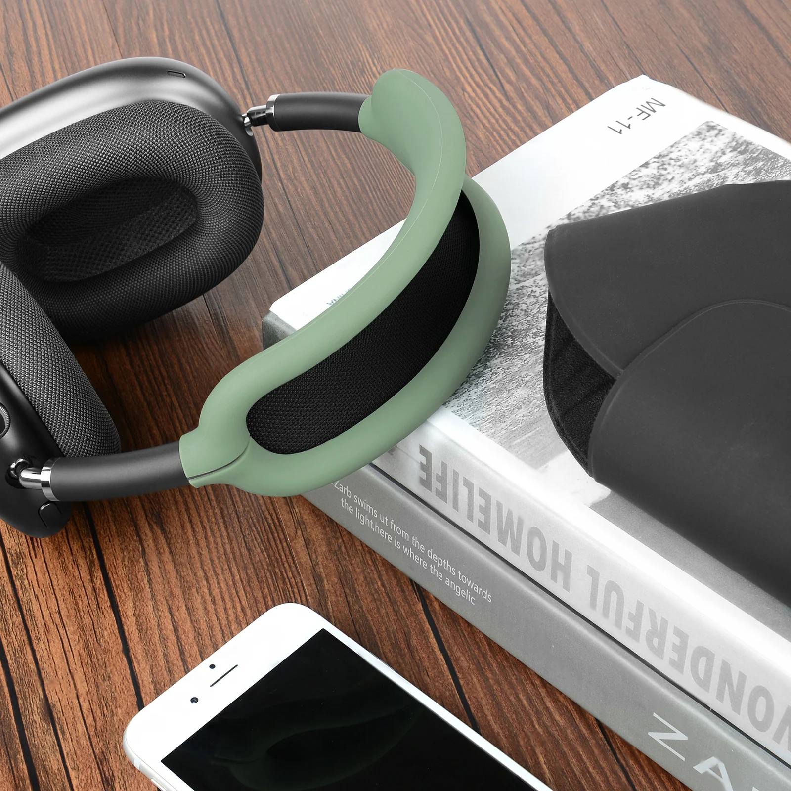 Силиконовая накладка на голову Geekria совместима с наушниками AirPods Max, защитная накладка на голову