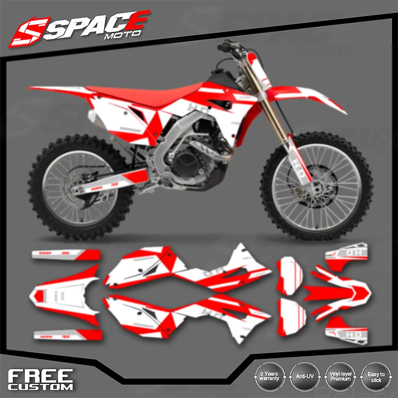 

SPACE for HONDA CRF 2018-2021 CRF250RX 2017-2020CRF450RX Custom Motorcycle Graphics Background Decal Decals Stickers Kits 01