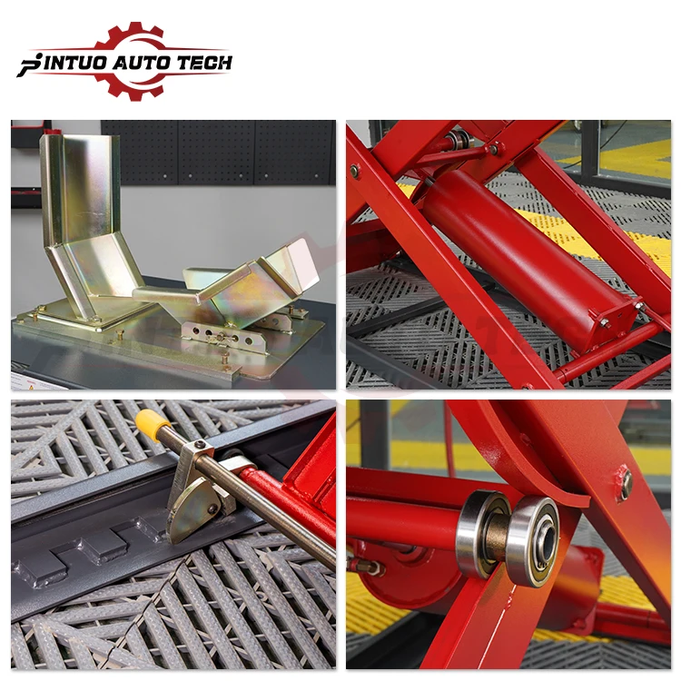 XINJINTUO دراجة نارية رفع منحدر دراجة نارية مقصية رفع مع منحدر دراجة نارية رفع