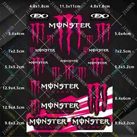 For Monster Energy Motorcycle Stickers Helmet Tank Emblem Waterproof #2