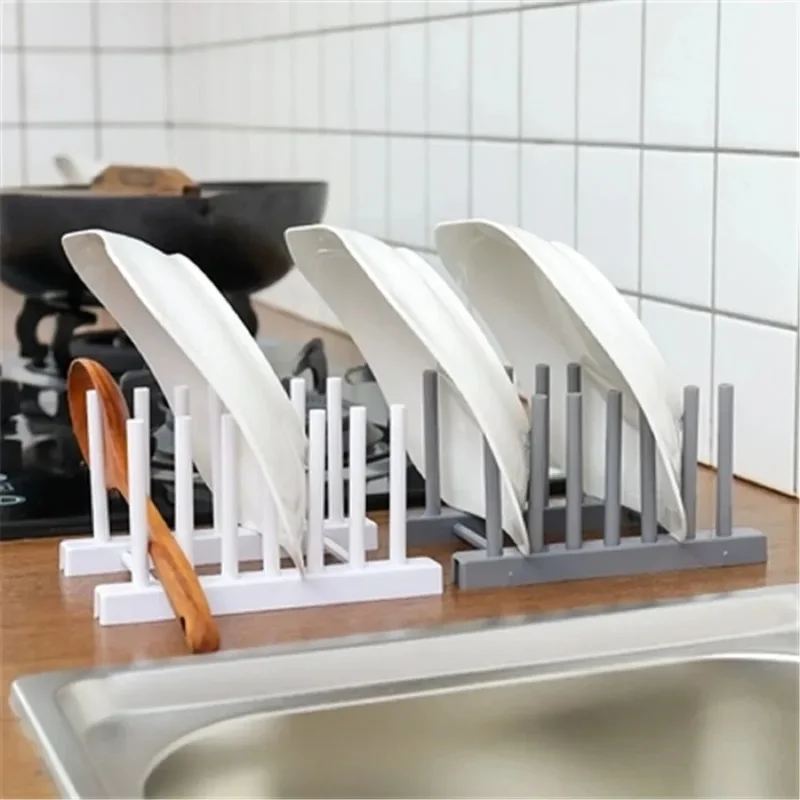 Stainless Steel Lid Rest Stand Retractable Pot Pan Cover Holder Kitchen Drain Shelf Storage Rack Pot Lid Organization