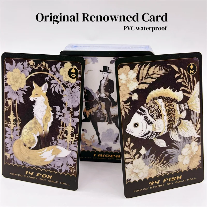 Quality Coco Jinbao 36+6 PVC Waterproof Renowned Card Predicting Future Board Game Lenormand Oracle Deck Divination Tool Gift