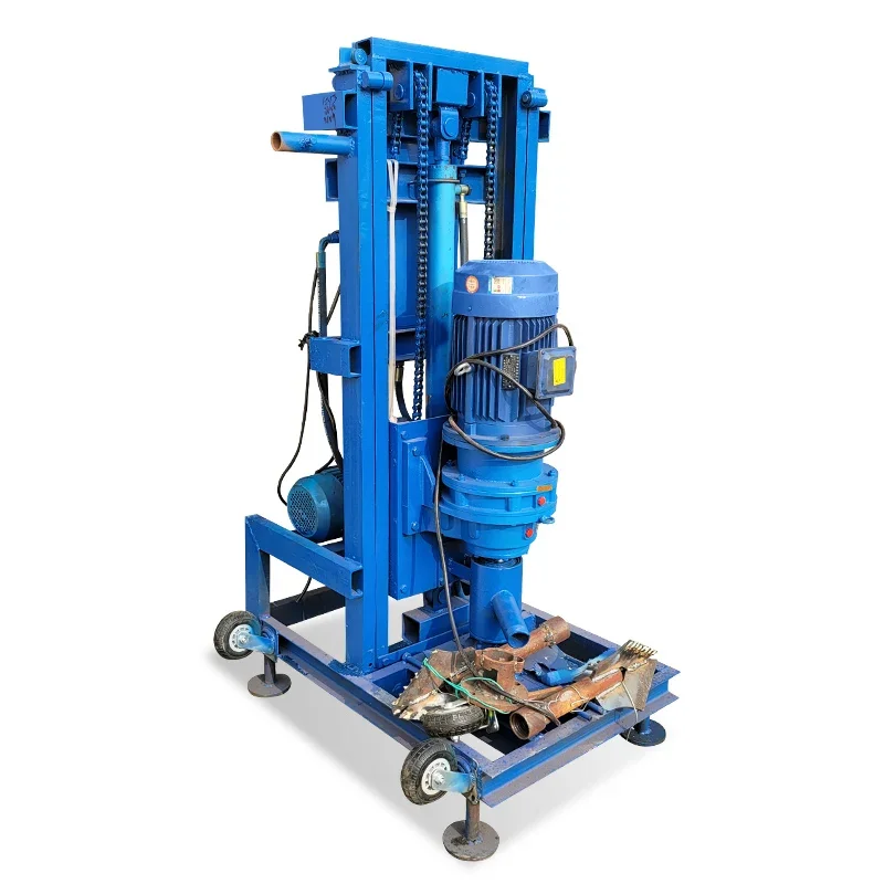 

Electric Hydraulic 80m 100m Water Well Drilling Rig Miniature Electric Drilling Rig