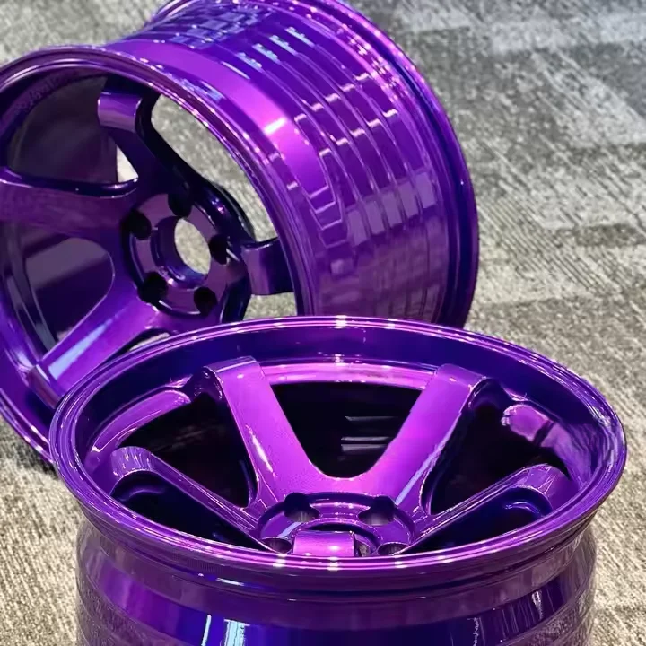 Passenger Car Wheels 1 Piece 15-24 Inch Deep Concave Purple Wheels 5x114.3 5x112 Custom Forged Wheels for bmw Mercedes benz