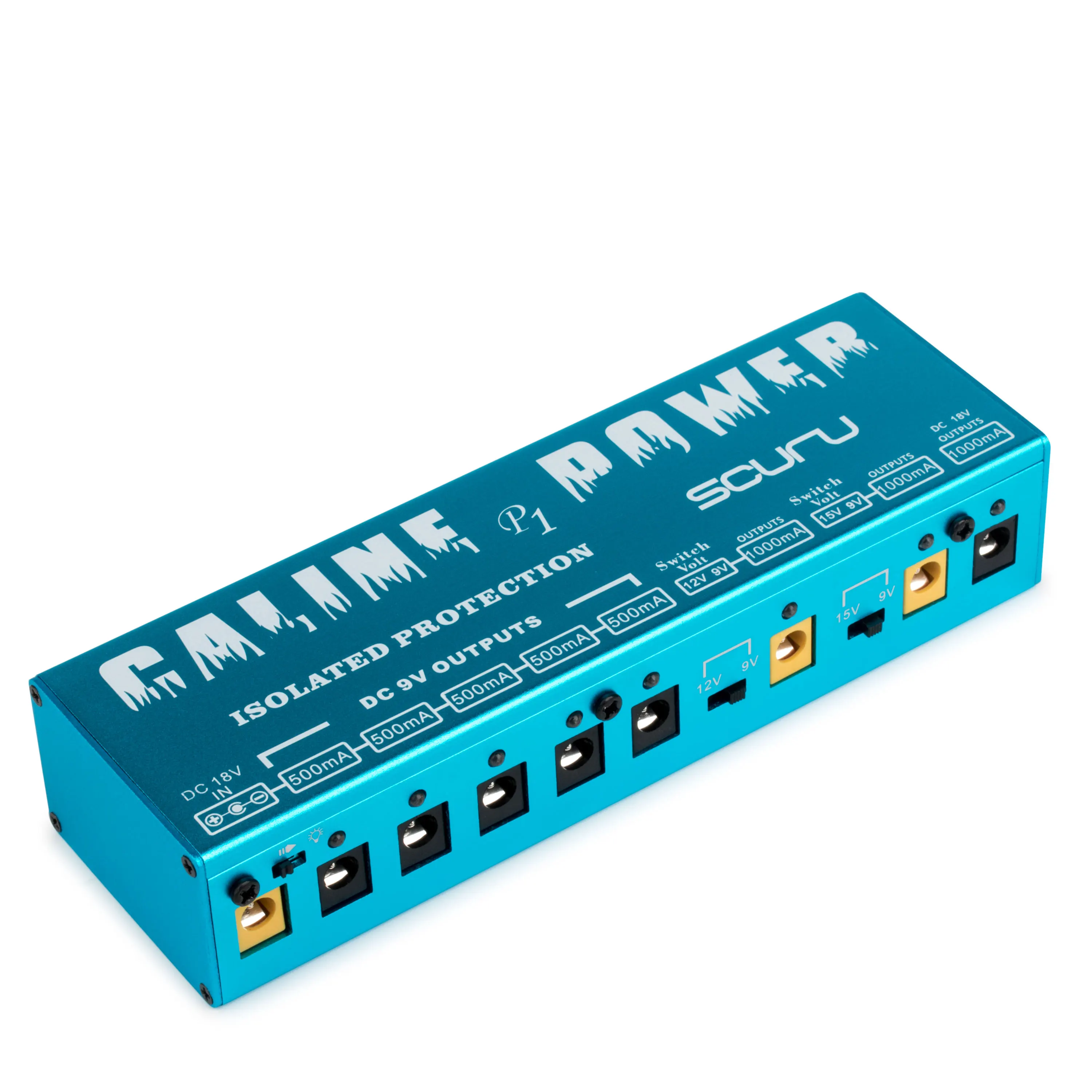 Caline P1 Guitar Effect Pedal Power Supply Stations Switching 8 Isolated DC Outlets 9V 12V 15V 18V - view 2