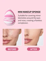 15Pcs Mini Marble Pattern Makeup Sponge Set Dry Wet Use Cosmetic Sponges For Foundation Concealer Loose Powder Beauty Tools 4