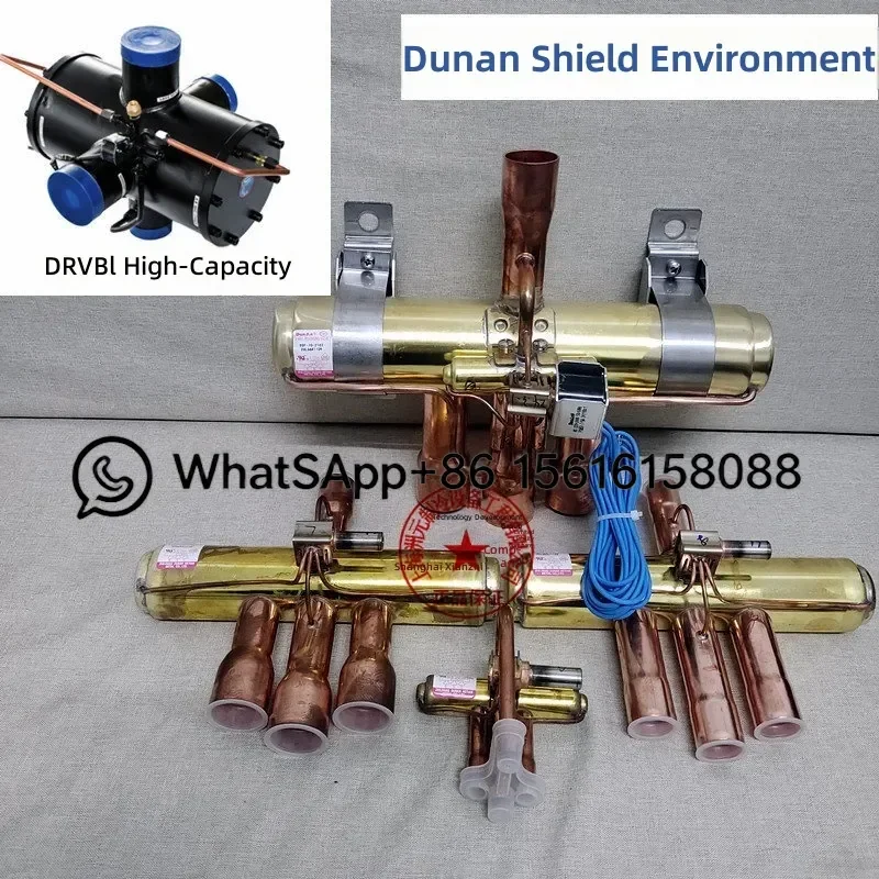 Dunan 4 Way Reversing Valve Heat Pump Defrost 3 Way Valve DSF20 DSF34D DSF50 DSF70 Aluminum Large Capacity AC Parts