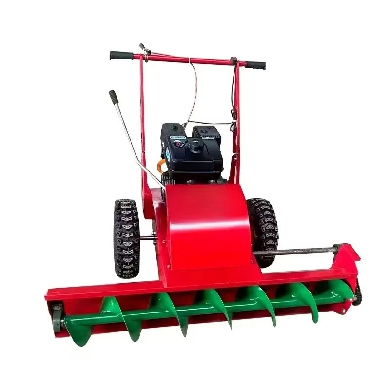 Powered Hand Pushed Small Snowplow Compact Winter Road Snow Sweeper Removal Machine